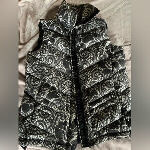 North Face Rare Puffer Down Vest Lace 700 Fill Women’s S